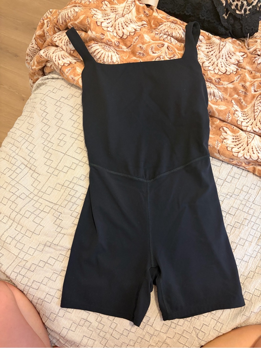 Black One-Piece Romper